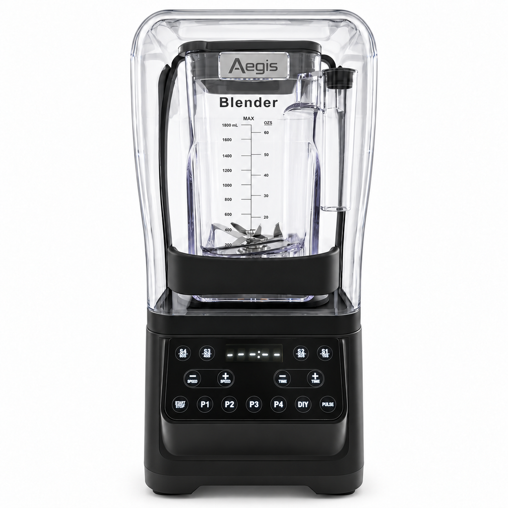 AEGIS Q-2218 commercial blender - front view
