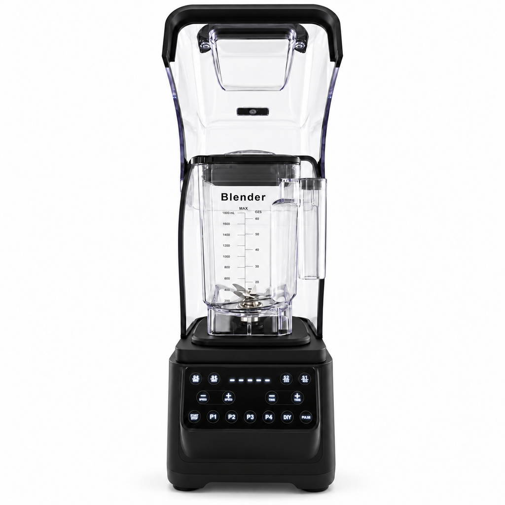 AEGIS Q-2218 commercial blender - sound enclosure open