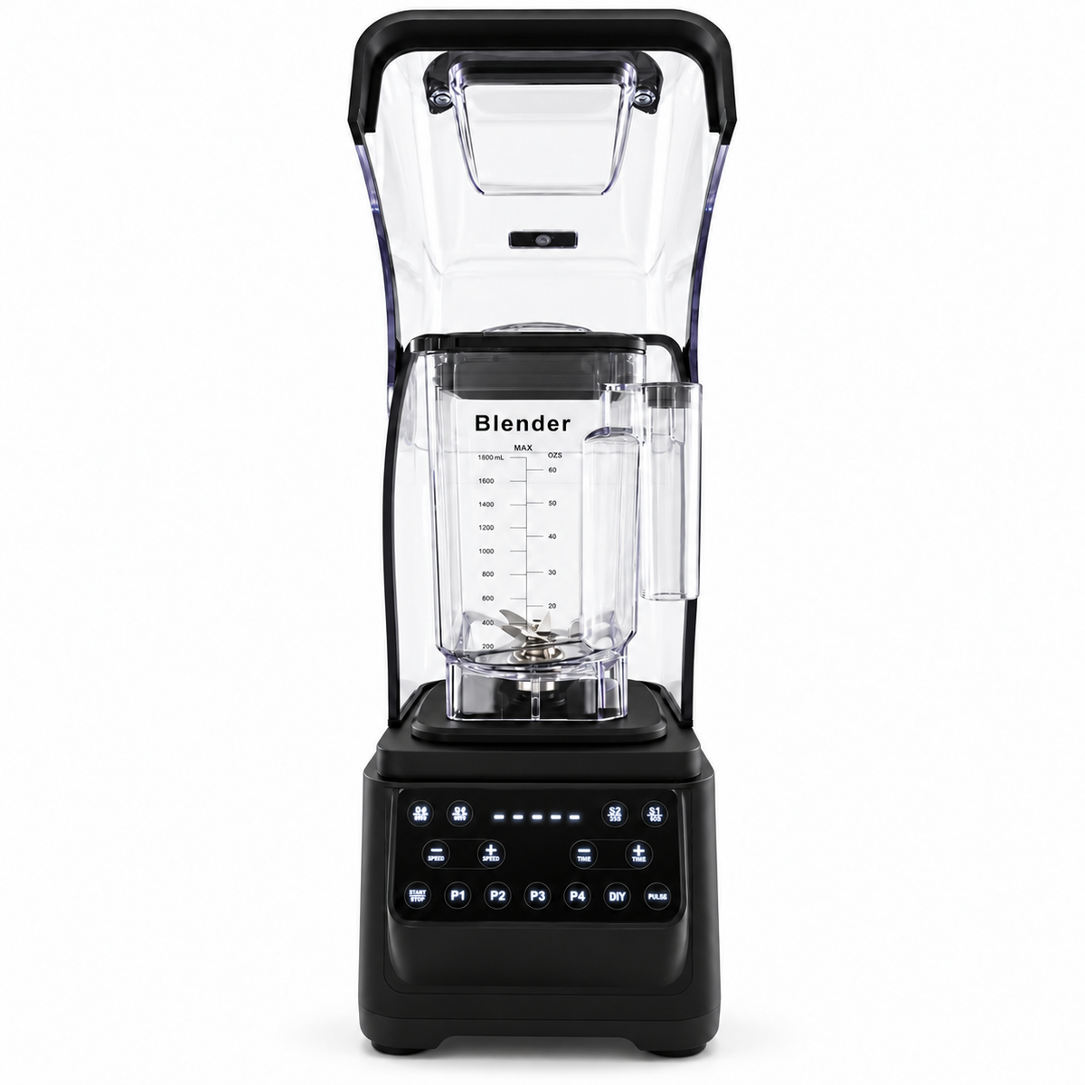 AEGIS Q-2218 commercial blender - sound enclosure open