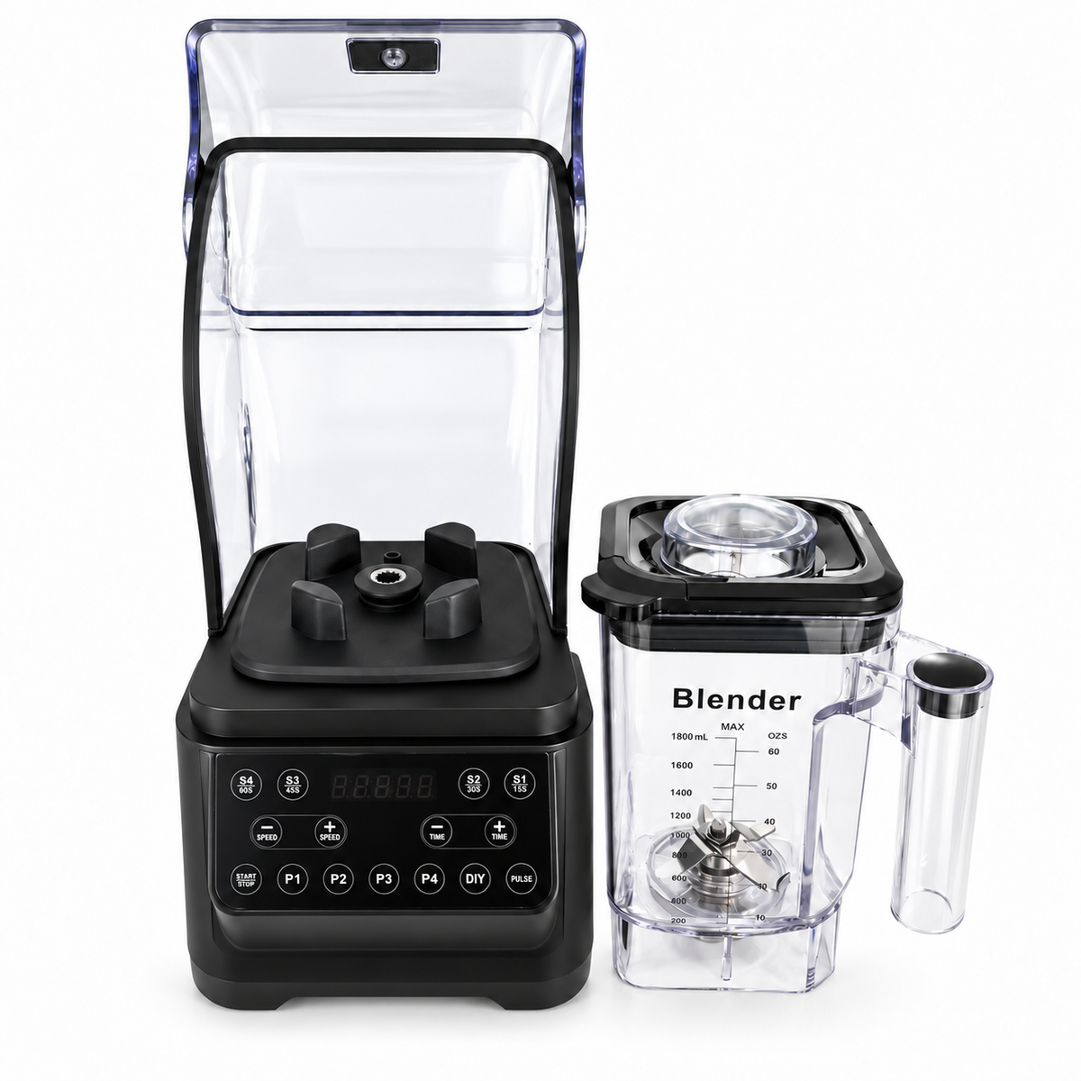 AEGIS Q-2218 commercial blender - base and 1.8L jug
